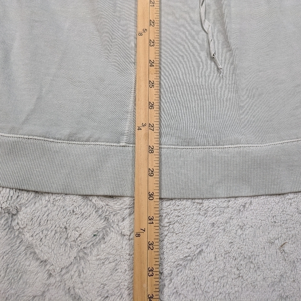 Sundance Tunic Womens L Gray Pullover Top Cotton Puff Sleeves Lagenlook - Picture 7 of 8